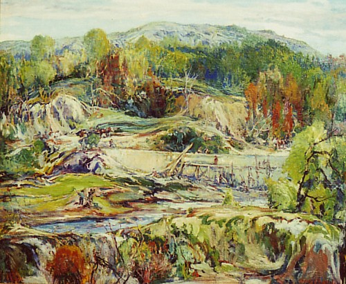Charles Reiffel - Along the River