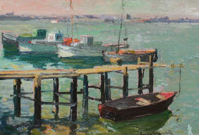 Franz Bischoff - Pier in Southern California