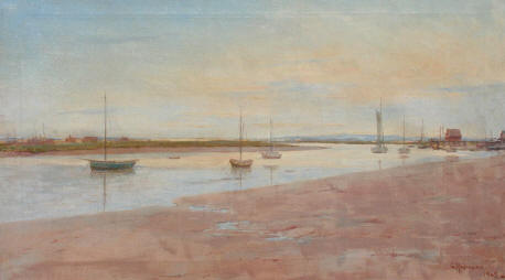 Granville Redmond - Moss Landing, 1902