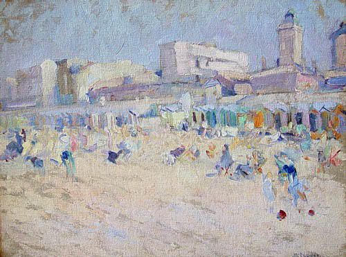 Joseph Raphael - Beach at Ostend, Belgium
